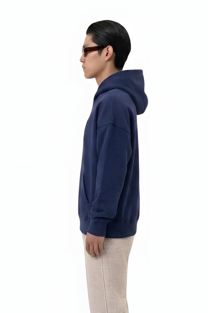 HOODIE WITH SZN LOGO - BLUE
