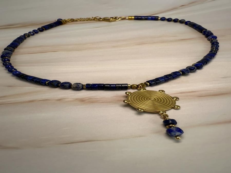 Lapis Lazuli stone bracelet 2