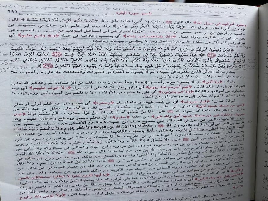 تفسير القران العظيم 1-4 ( مستعمل فيه تخطيط )