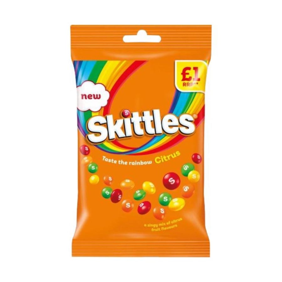 حلوى سكتيلز بالحمضيات - Skittles Citrus Vegan Sweets