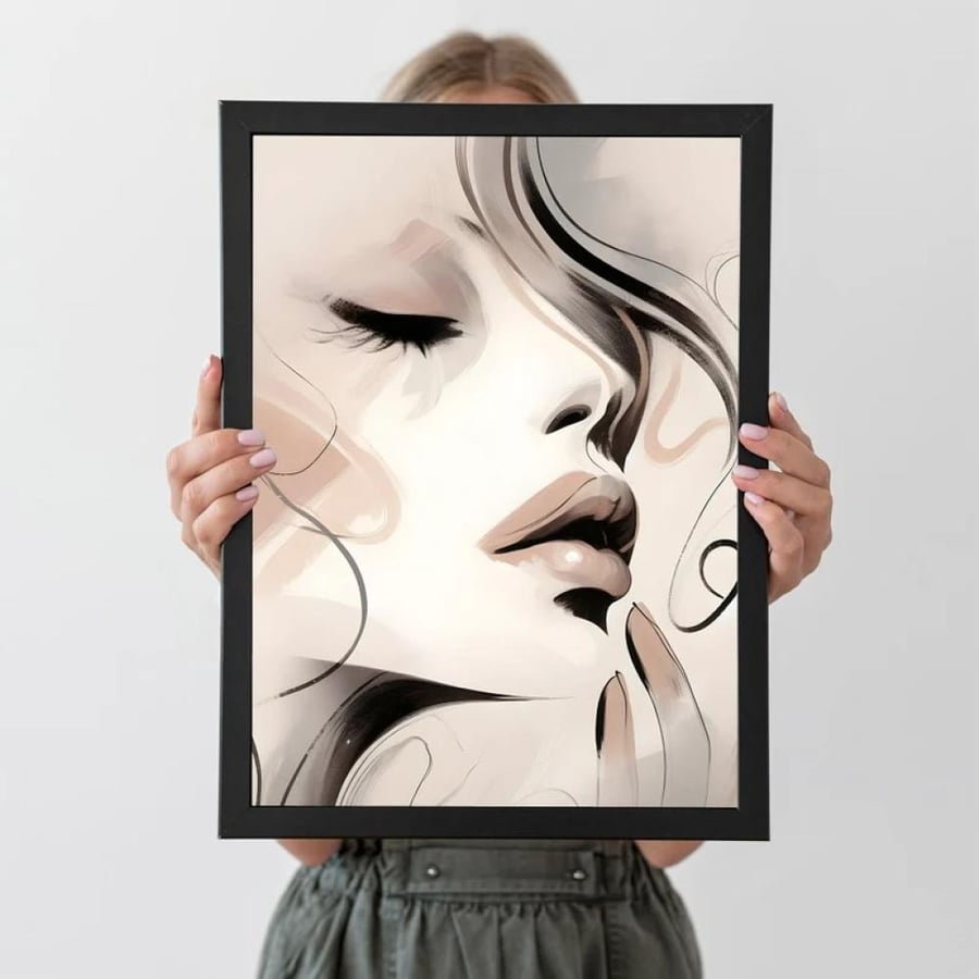 Wall art fabric Italian "print"