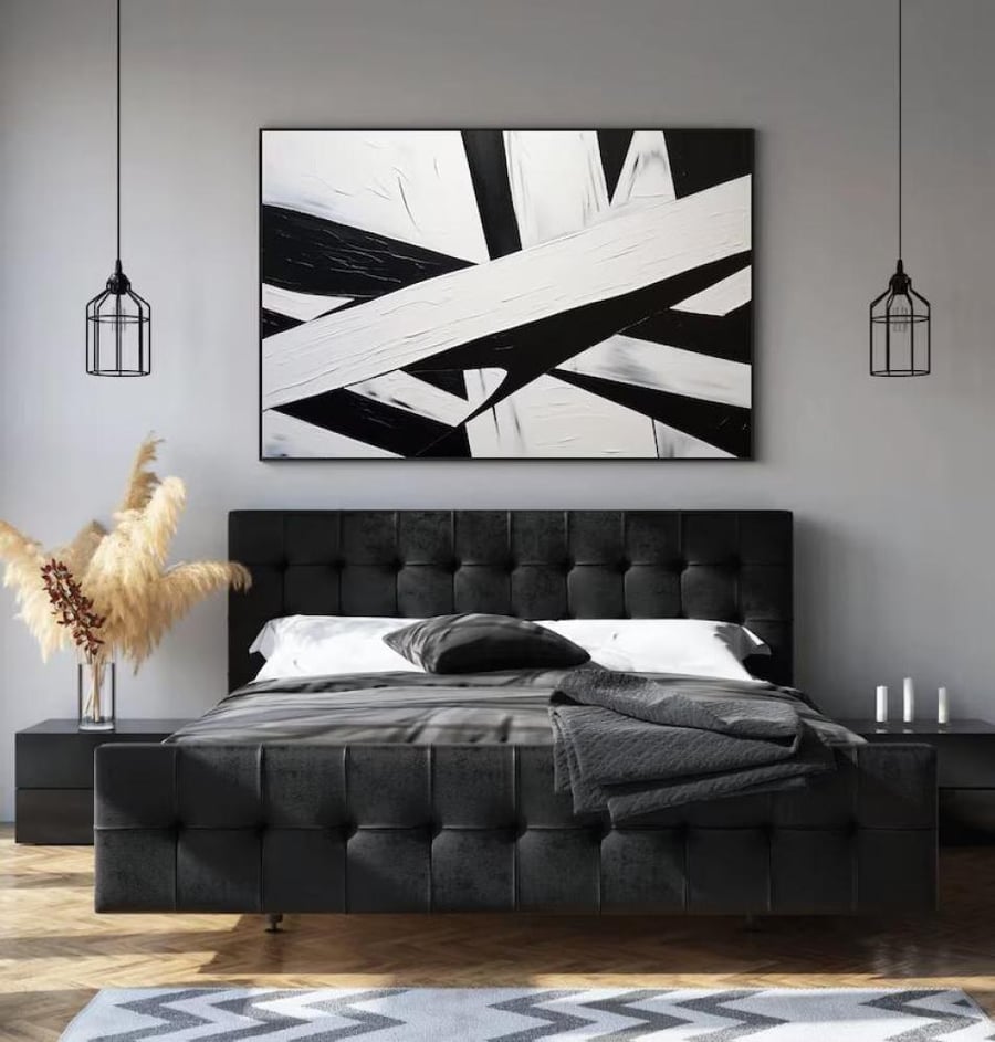 Wall art fabric Italian "print"