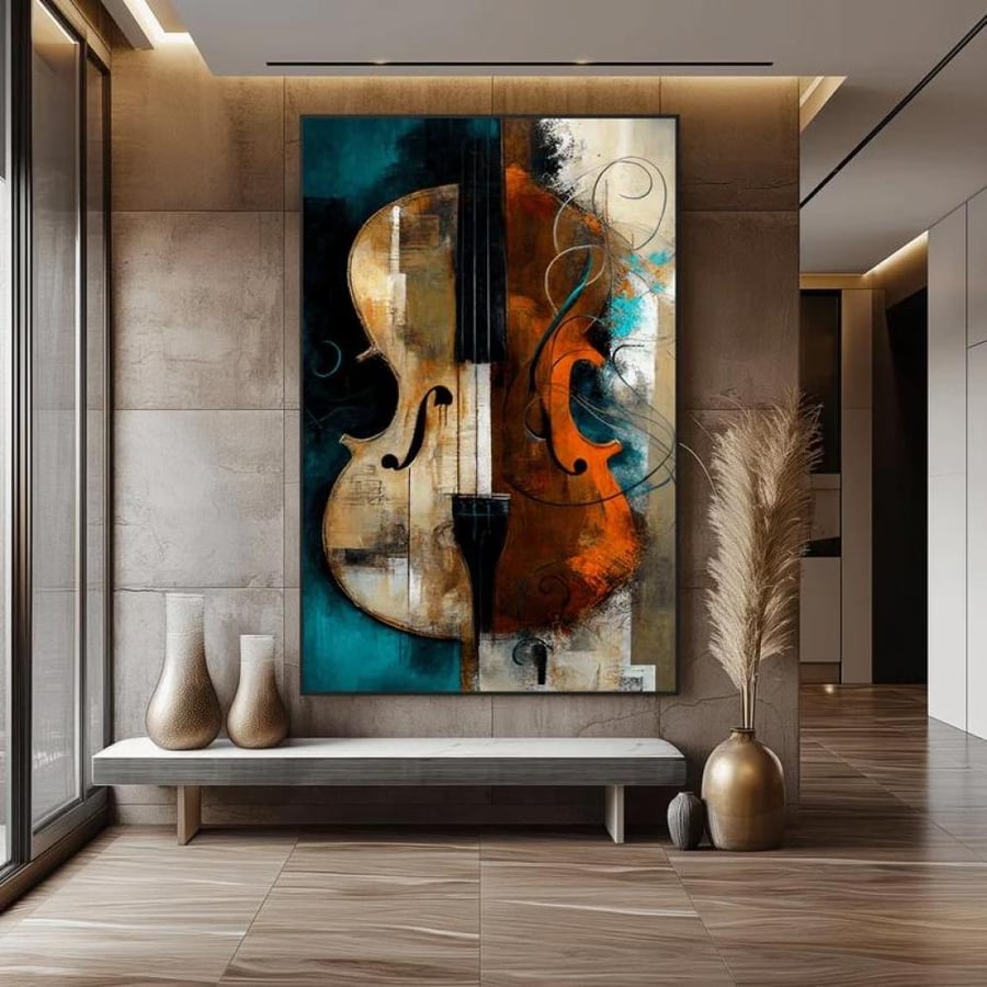 Wall art fabric Italian "print"