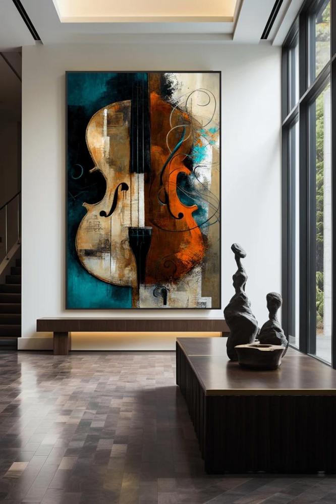 Wall art fabric Italian "print"