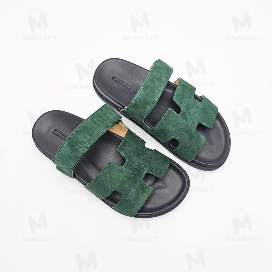 Hermès H Cut – أخضر غامق شمواه