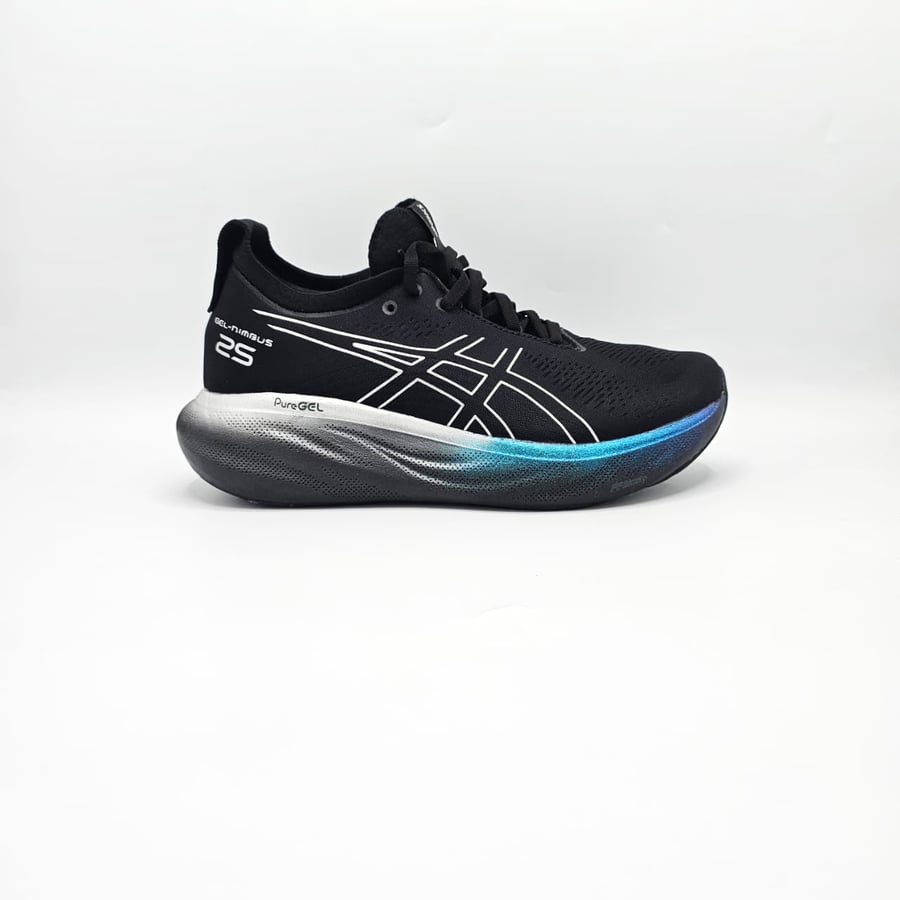 ASICS GEL-NIMBUS 25 – أسود وأزرق كهربائي
