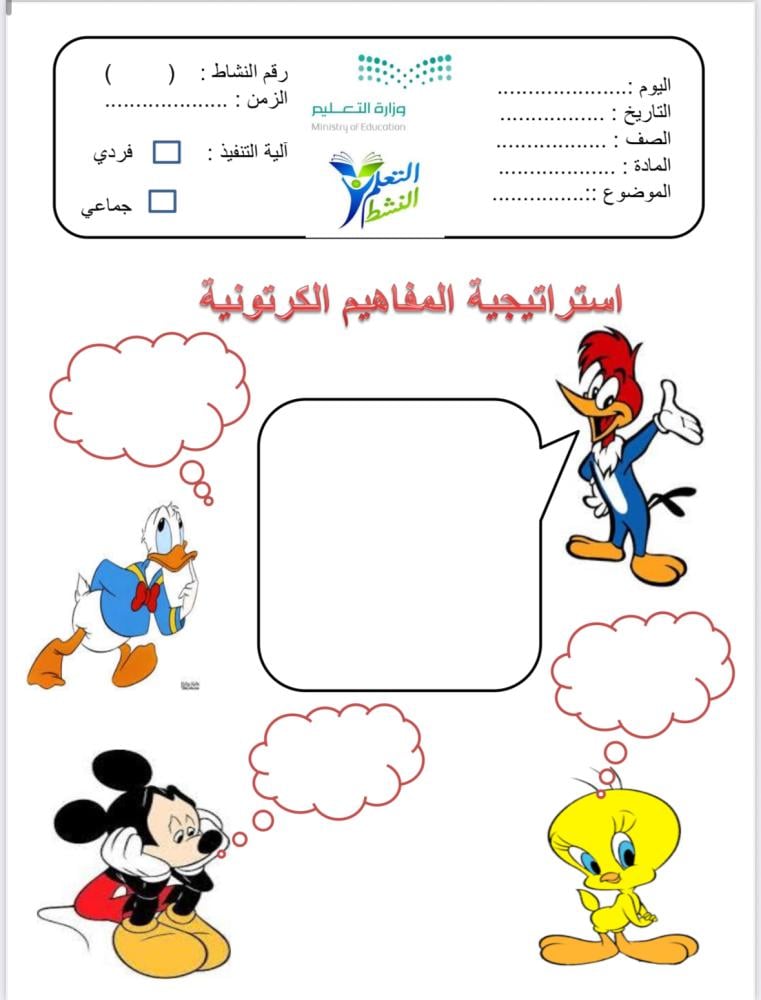 قوالب استراتيجيات تعلم نشط