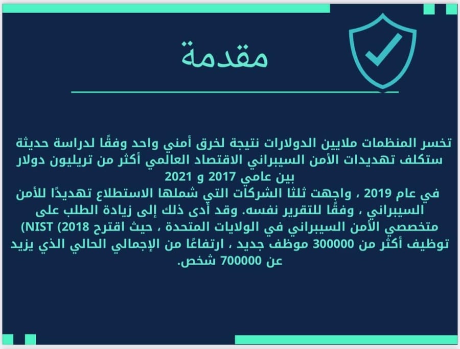 مفاهيم الأمن السيبراني