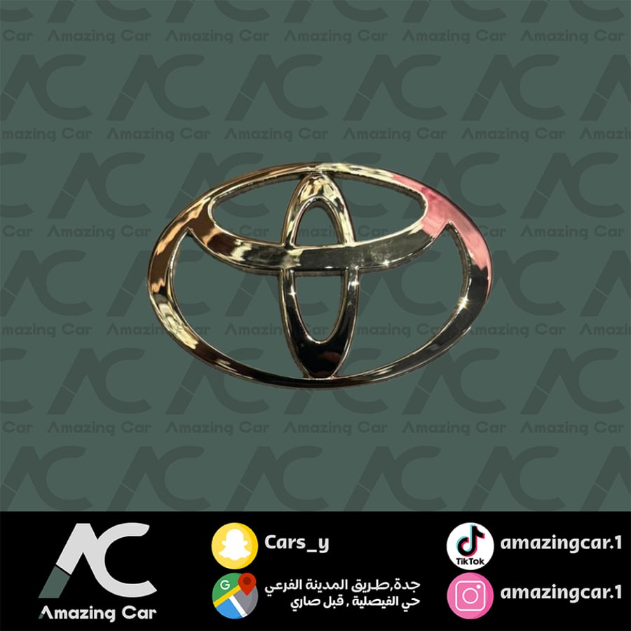 علامة شبك وشنطة كامري 1998-2002 /شنطة 2003-2006 ذهبي