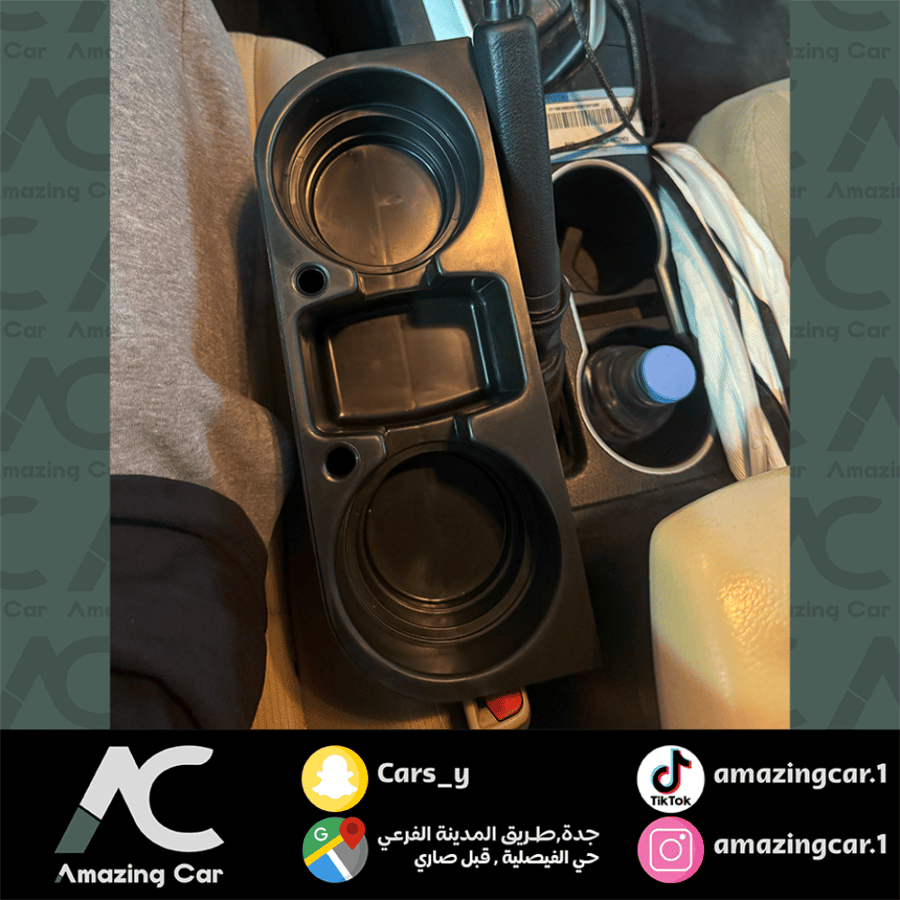 درج جنب المقاعد بلاستيك اسود