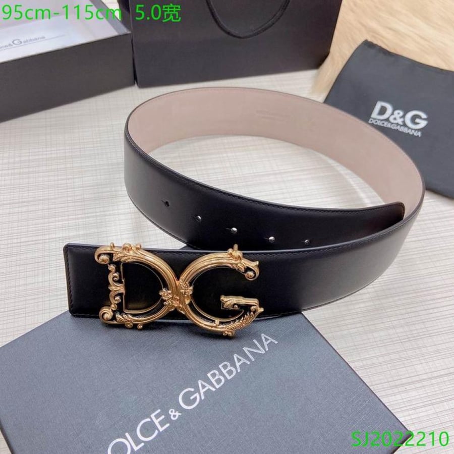 حزام D&G أسود