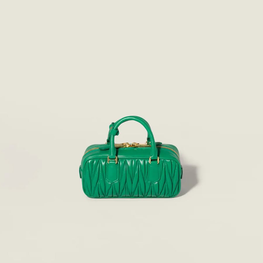 Miu Miu Arcadie Matelassé Nappa Green
