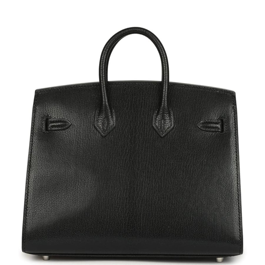 Hermes Birkin 20 Black with Mosaic Beaded Motifs