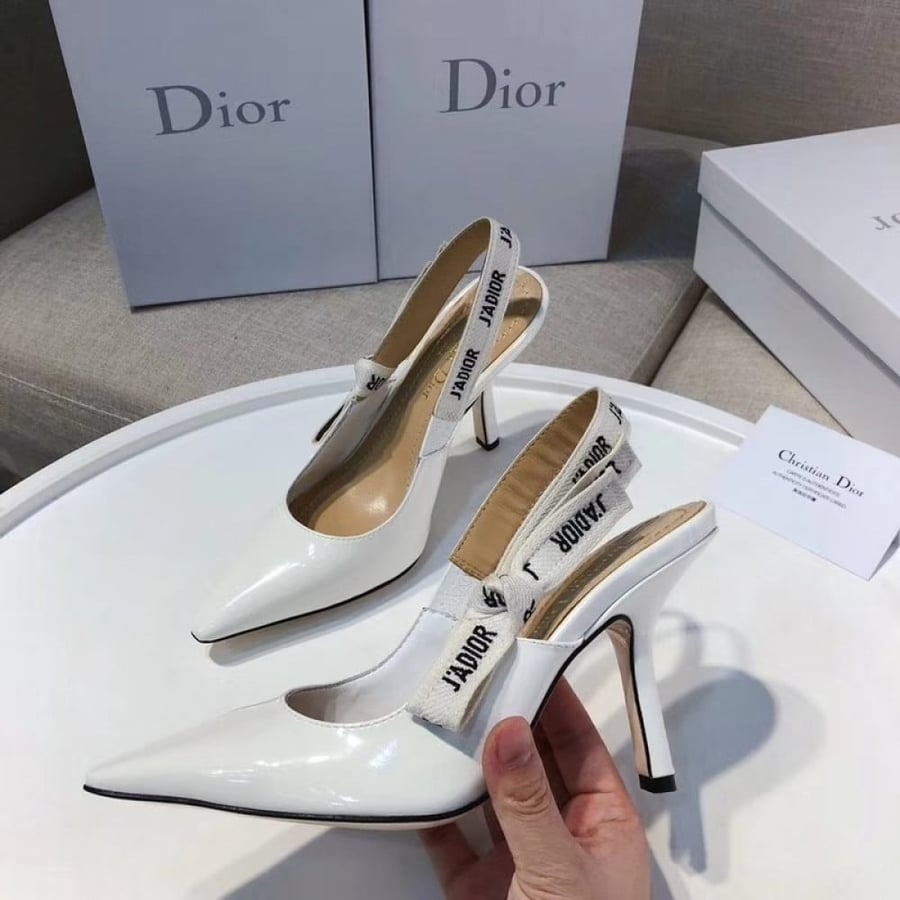 Dior J'Adior Slingback White Patent