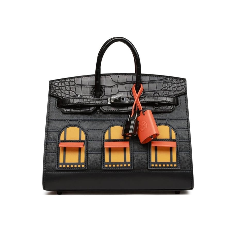 Hermes Birkin Faubourg 20 Sellier Black