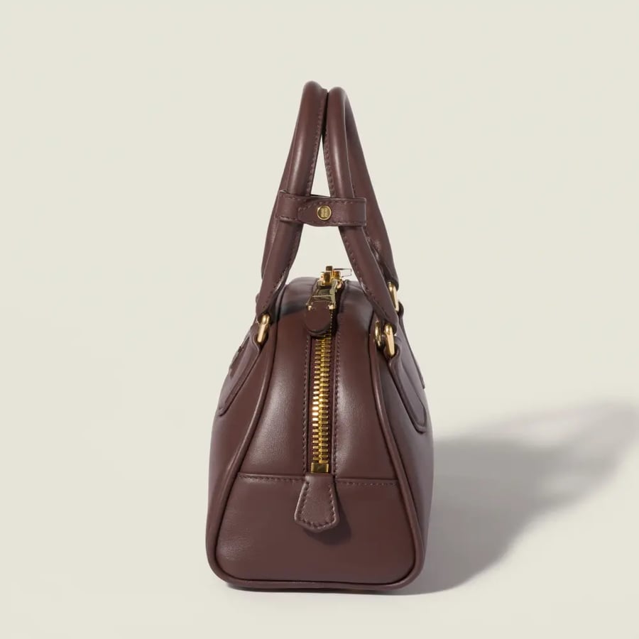 Miu Miu Arcadie Nappa Leather Brown
