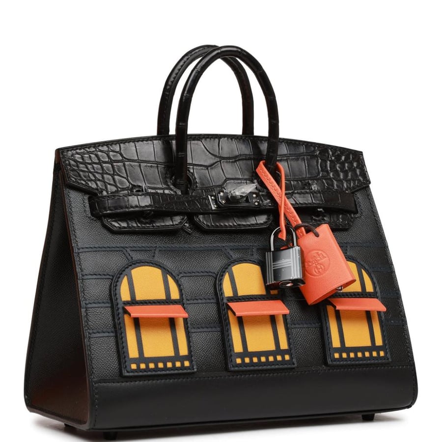 Hermes Birkin Faubourg 20 Sellier Black