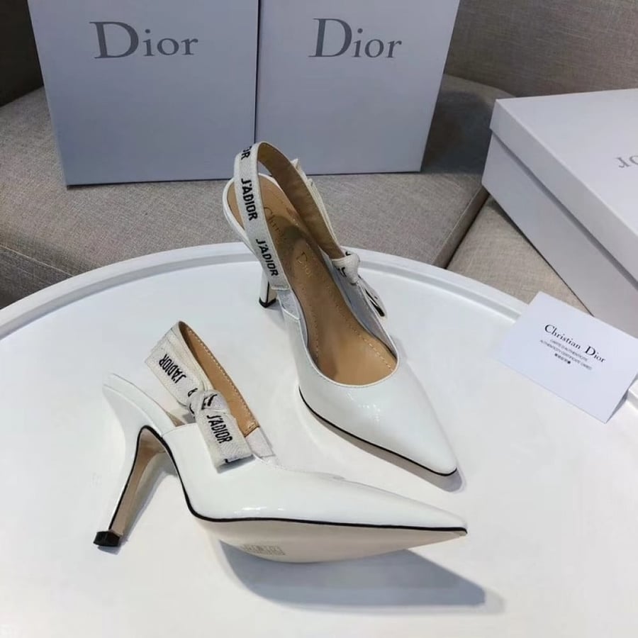Dior J'Adior Slingback White Patent