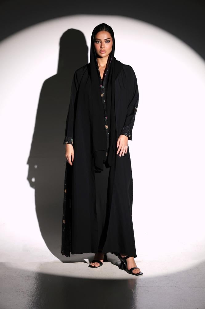 FLORAL ABAYA