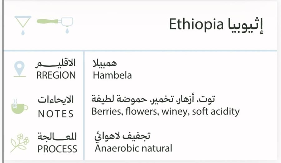 قهوة إثيوبي (همبيلا) 250g