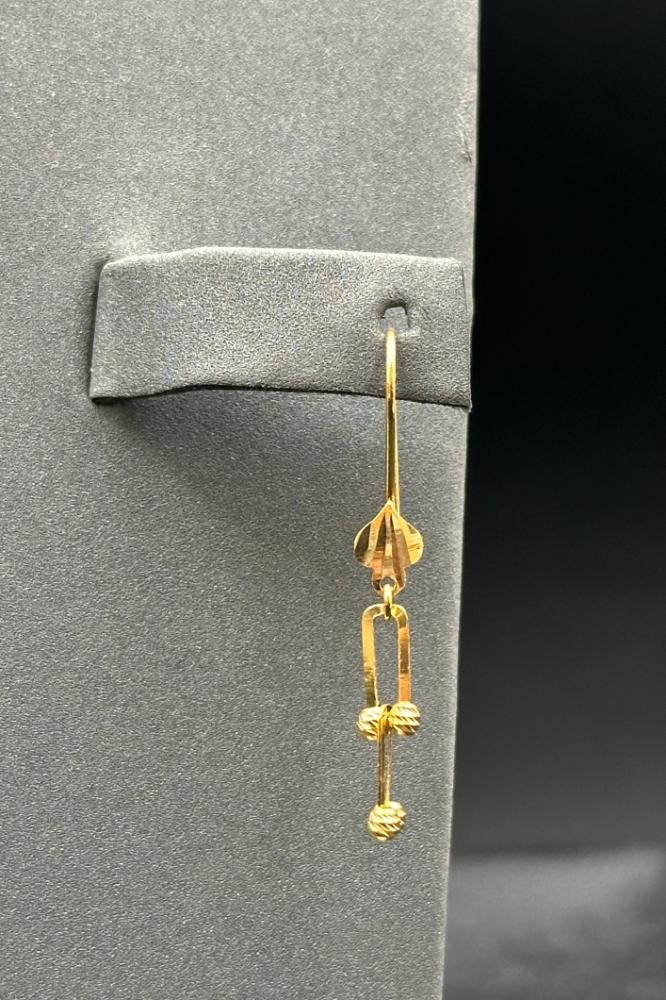 21K solid gold double-layer set, weight 10.1 grams