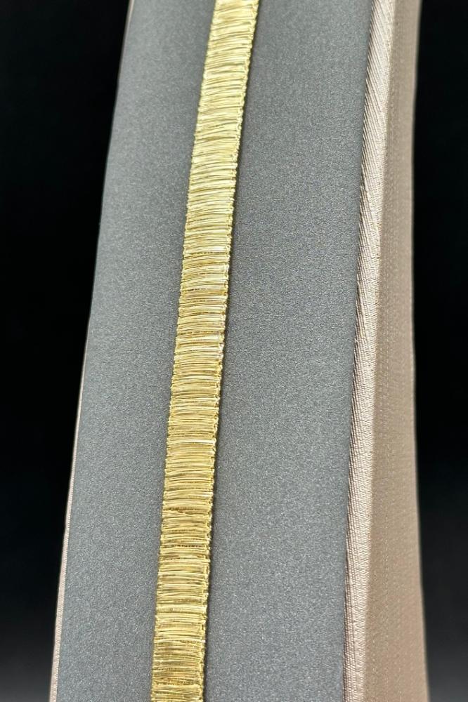 Flat Bracelet (Large Size), Italian Pure Gold, 18K, Weight 8.8 g