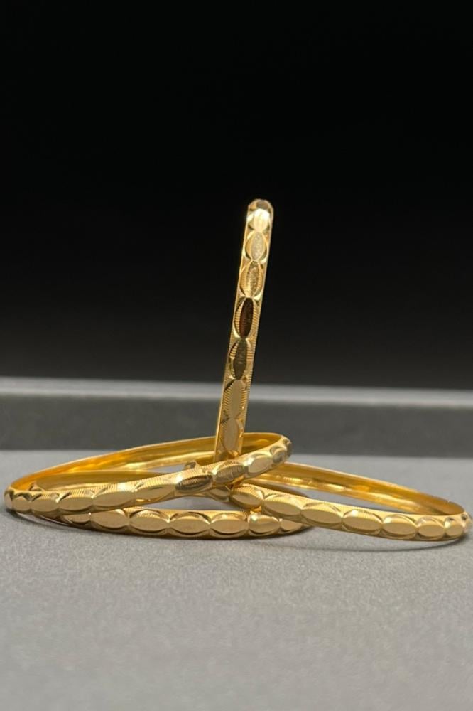 21K Pure Gold Children's Bangles