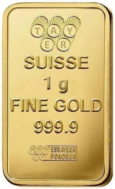 سبيكة ذهب 1 جرام Suisse