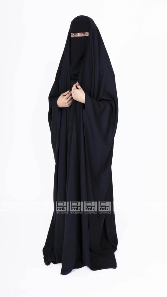 عباية رأس واسعة بتصميم فراشة عصري- 1262