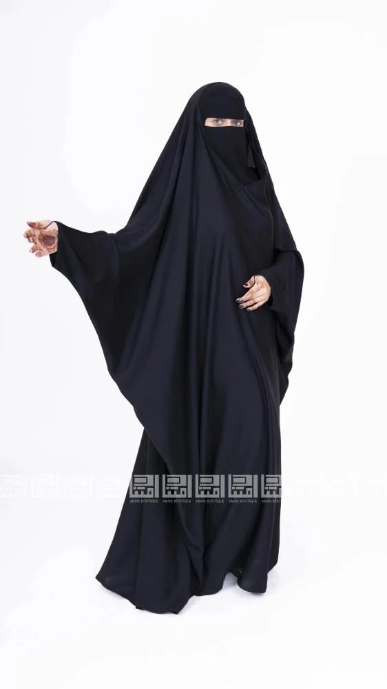 عباية رأس واسعة مغلقة بالكامل- 1265