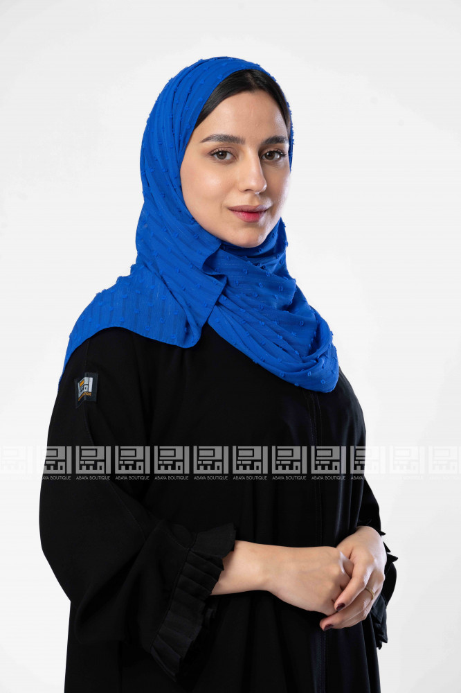 طرحة منقطة باللون النيلي 1118