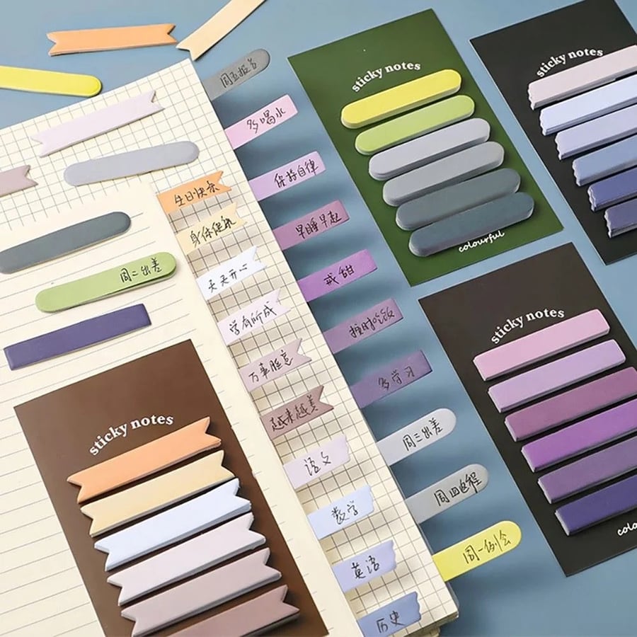 Adhesive separators with distinctive colors