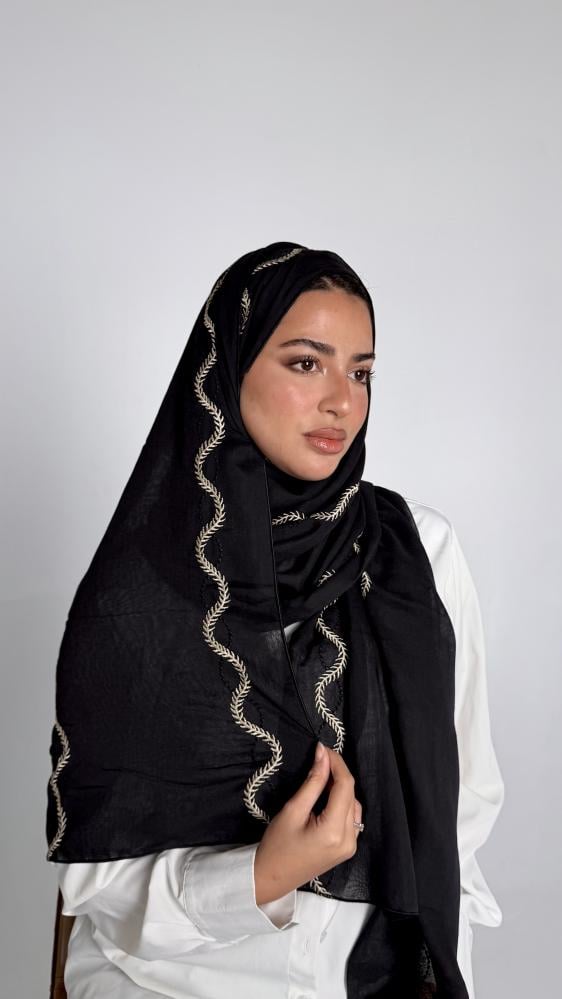 طرحة ويف اسود