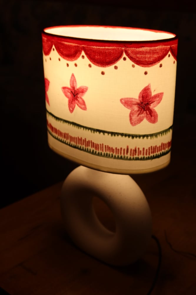 Lamp Painting(  Pink October)