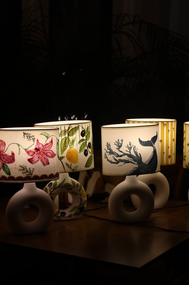 Lamp Painting(  Pink October)