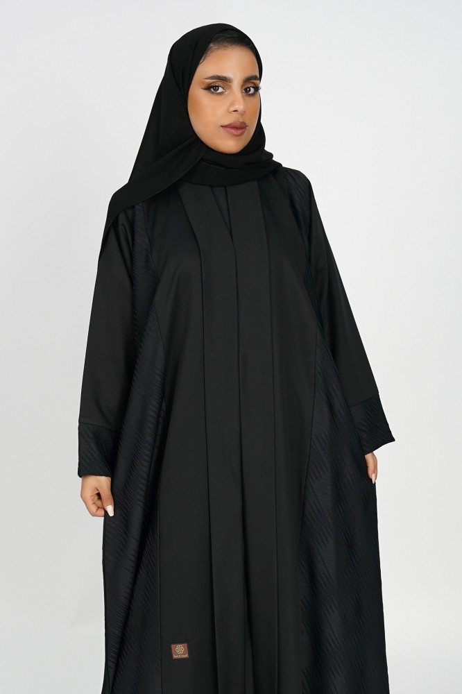 عباية اسود نص كلوش عملية