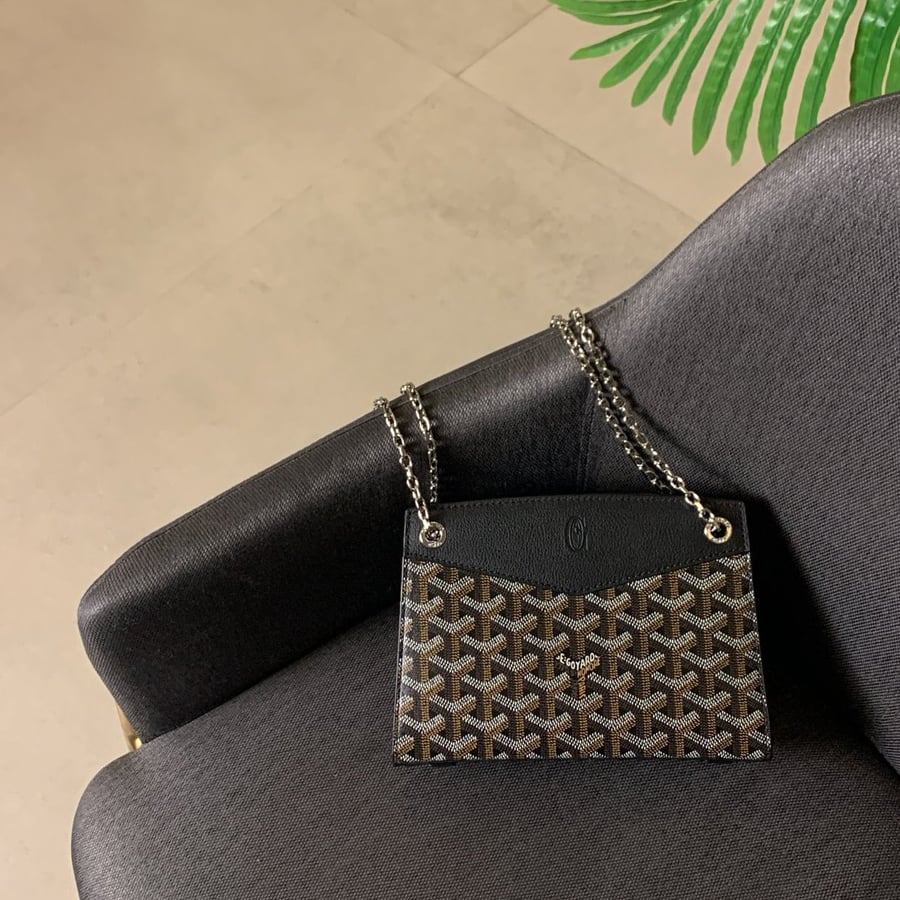 جويارد اسود Rouette Structuré Mini Bag مقاس 20.5cm