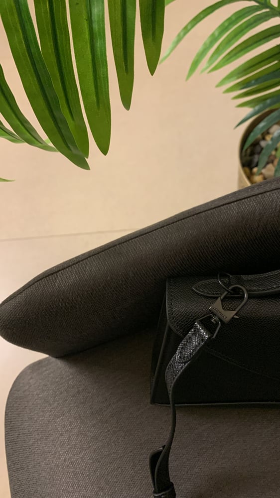 شنطة موينات غابرييل مقاس 26cm“ اسود مات "
