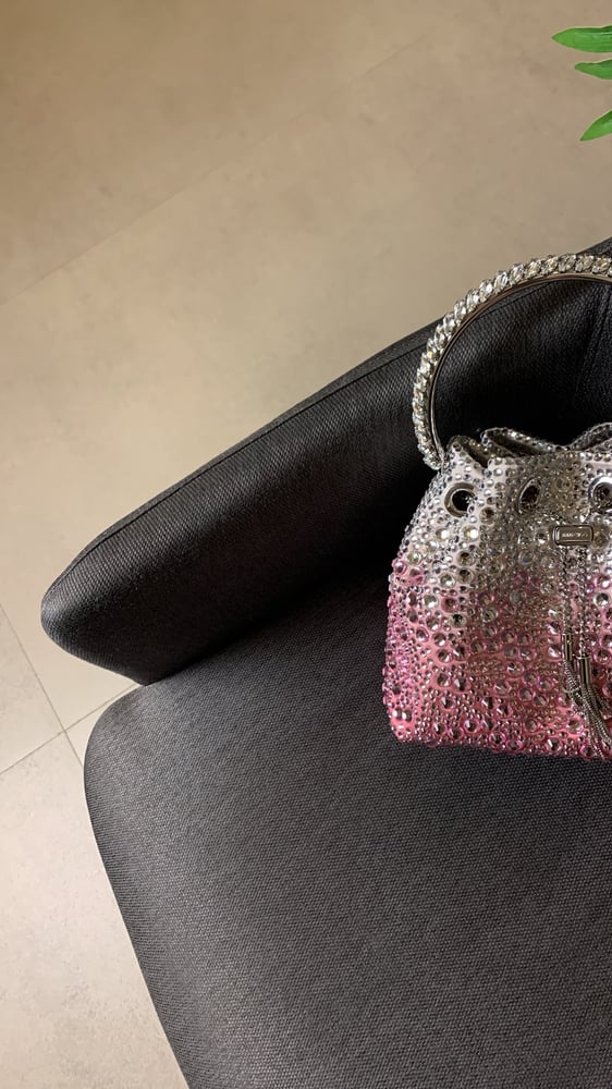 شنطة جيمي شو باكيت بون بون بنك وفضي هارد وير "فضي"مقاس 14cm