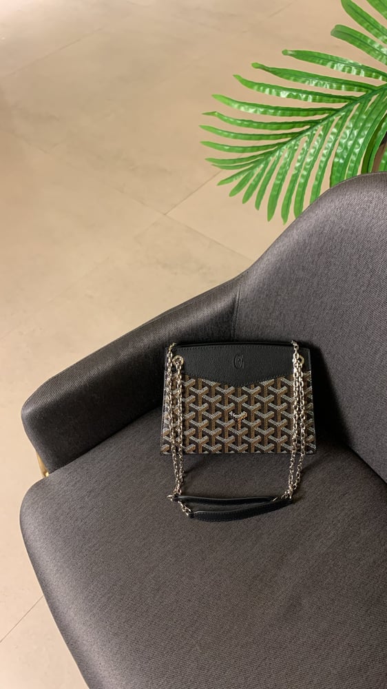 جويارد اسود Rouette Structuré Mini Bag مقاس 20.5cm