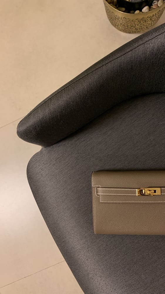 شنطة ايرميز كيلي To Go ايتوب هارد وير "ذهبي" مقاس 20.5cm