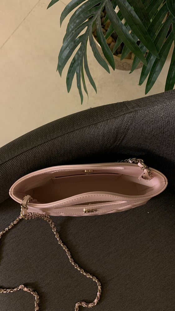 Chanel nano 31 chanel 24b ( وردي) مقاس 20cm