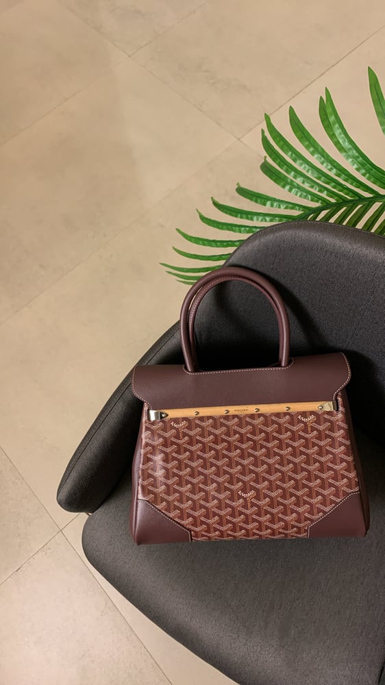 جويارد  عنابي Saïgon tote bag مقاس 34cm