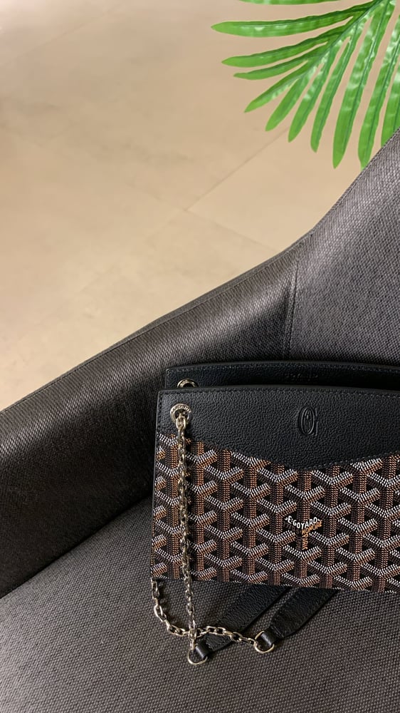 جويارد اسود Rouette Structuré Mini Bag مقاس 20.5cm
