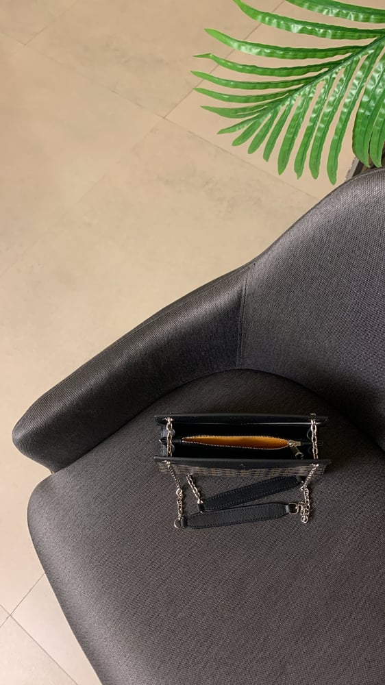 جويارد اسود Rouette Structuré Mini Bag مقاس 20.5cm