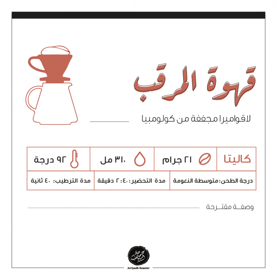 حبوب قهوة المرقب من محمصة الرياض 250 جرام