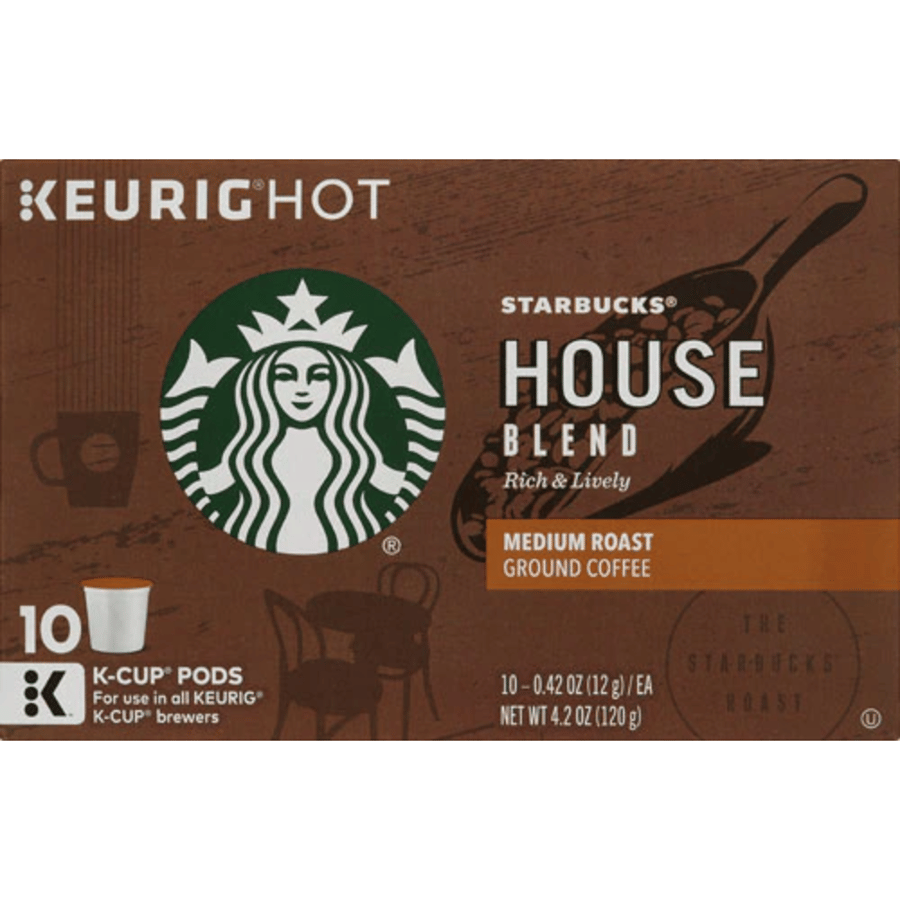 كبسولات هاوس بلند من ستاربكس 10 كبسولات متوافقة مع k cup