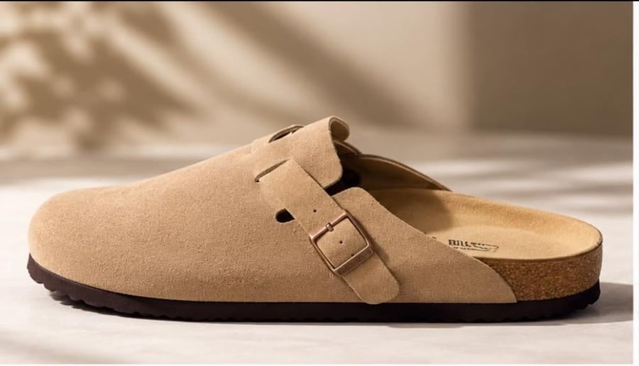 حذاء بيركنستوك Birkenstock Boston   بيج فاتح