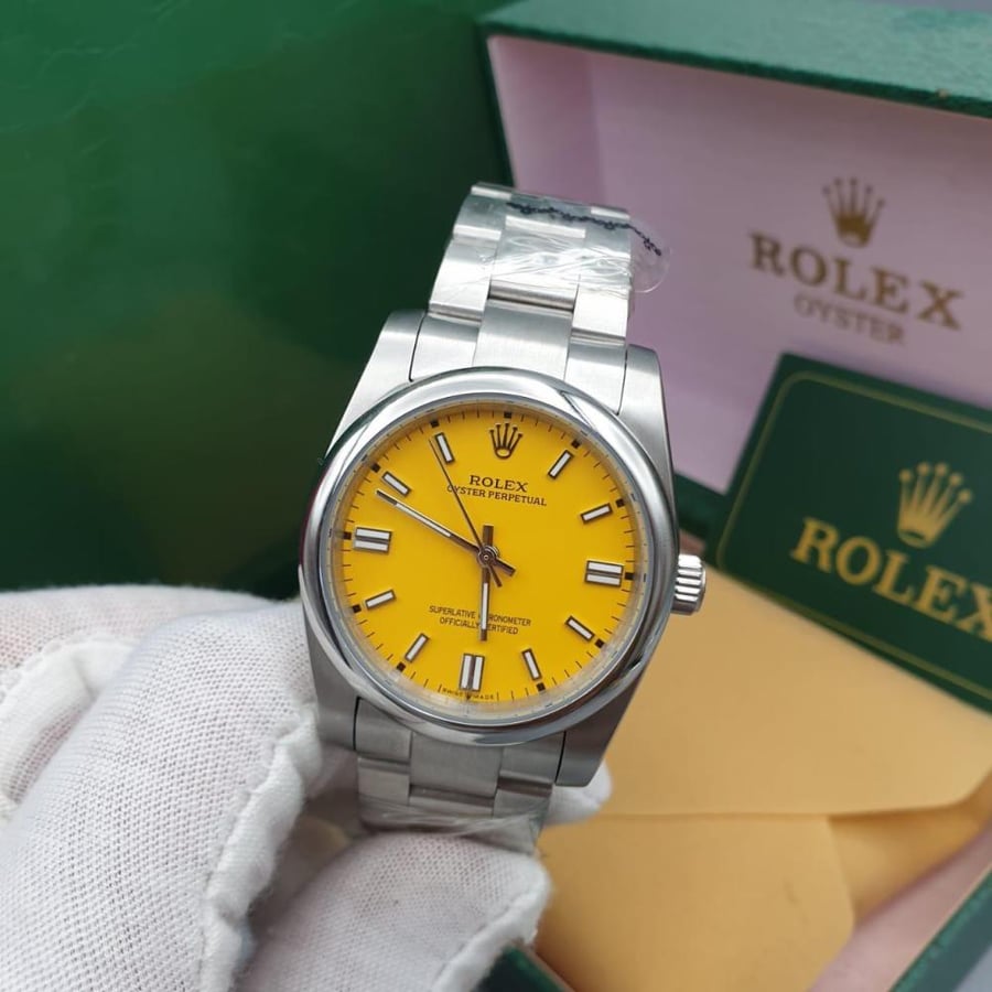 ساعة روليكس | ROLEX |  اويستر بربتشوال مع الملحقات ( ضمان سنه )