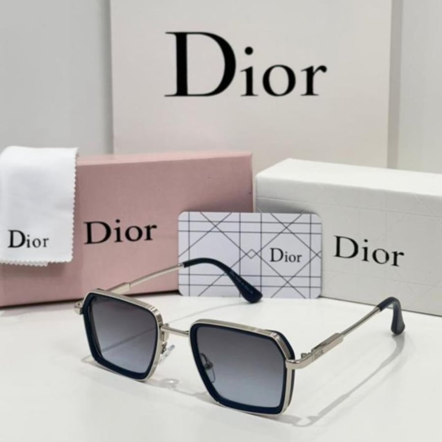 نظارة شمسية Dior هاي كواليتي مع ملحقاتها